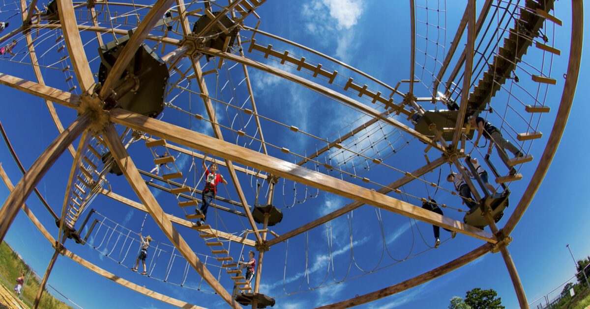 Sky Ropes Under the Stars | Explore Essex