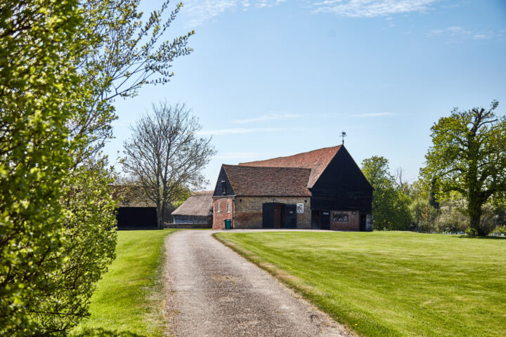 The path to Cressing Temple Barns