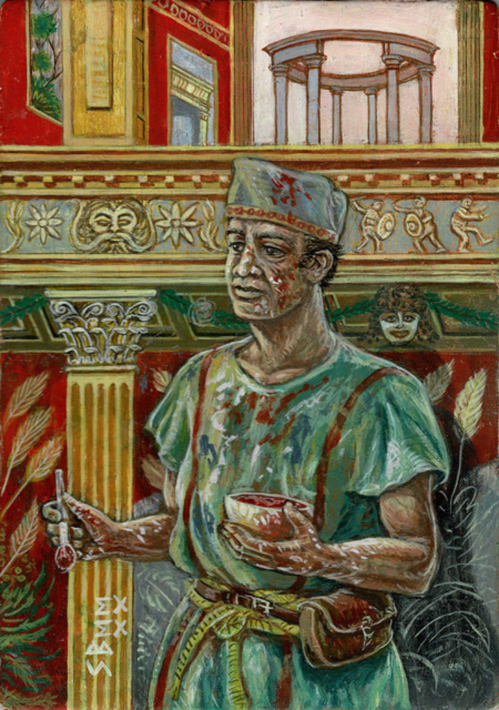 Roman Fresco Painter