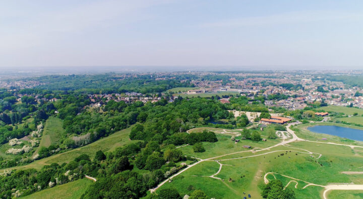 The landscape at Hadleigh Country Park