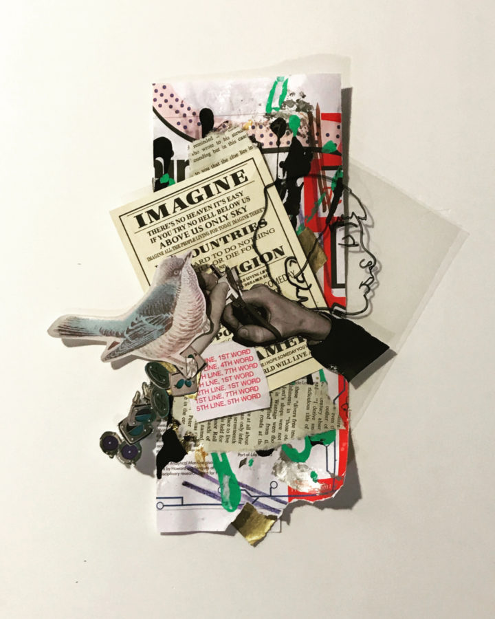 'Remnants' 2020, collage