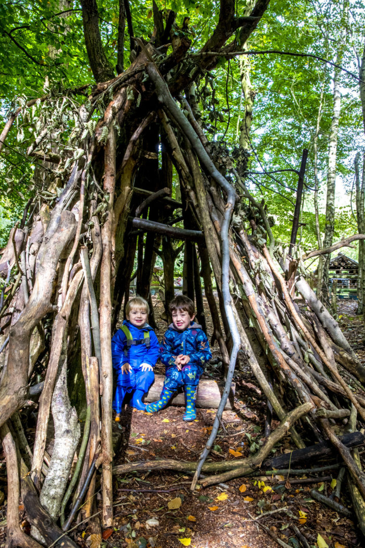 Den building at Danbury Forest School