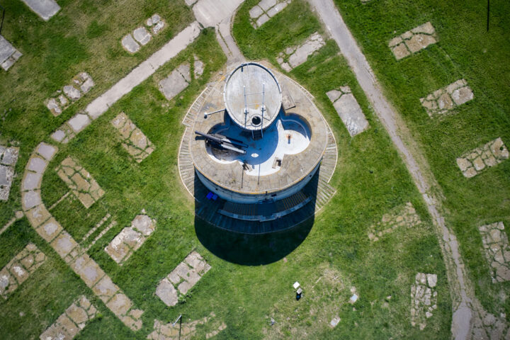 An aerial view of JMT