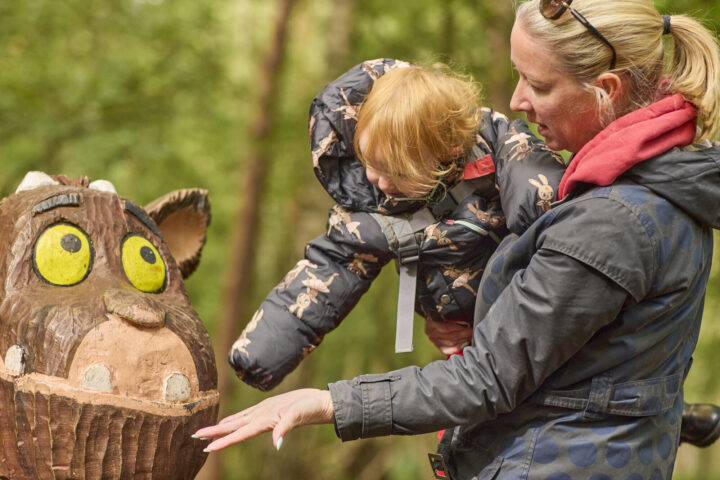 Meet the gruffalo's child at Thorndon Country Park