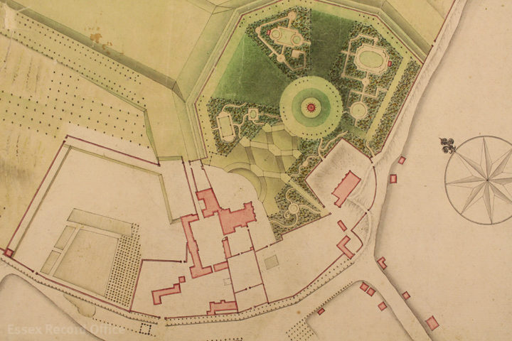 Part of the Bourguignon Plan courtesy of the Essex Record Office