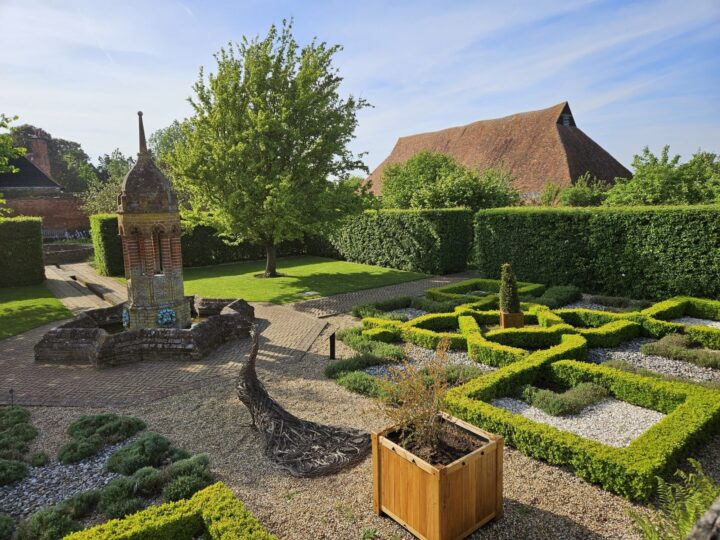 The knot garden at Cressing