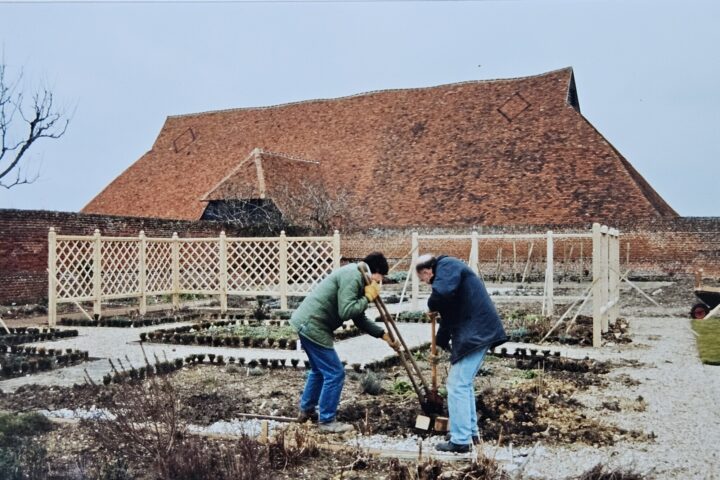 The garden in the 1990s