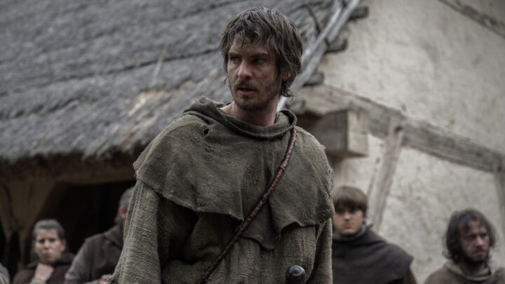 Andrew Garfield in 'The Uprising'. Credit: Entertainment Film Distributors
