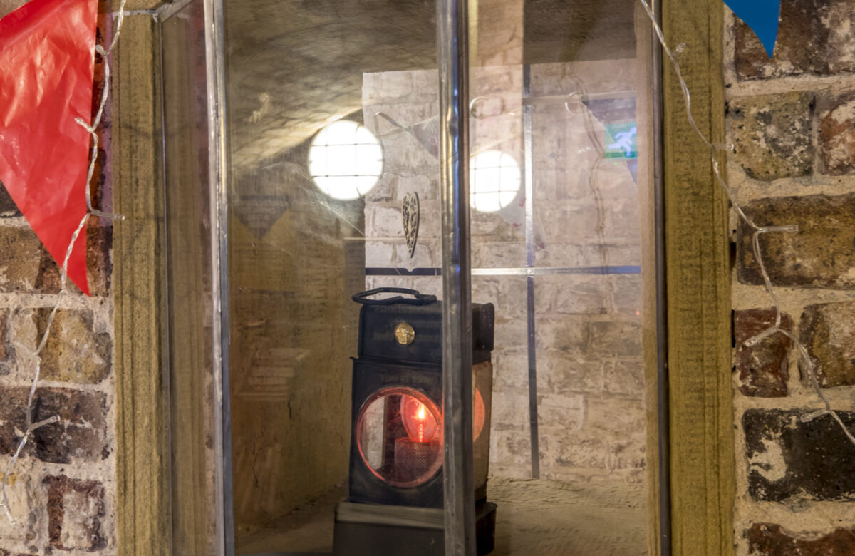 Art on display at Jaywick Martello Tower