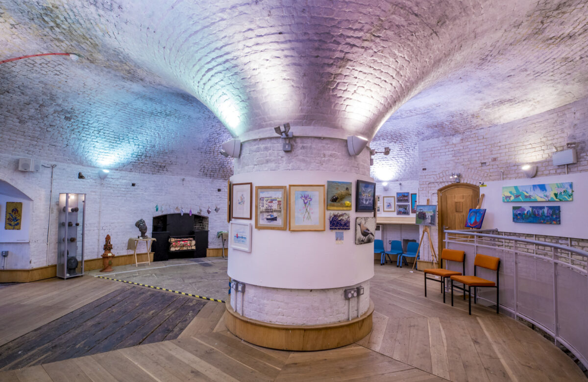 Inside Jaywick Martello Tower