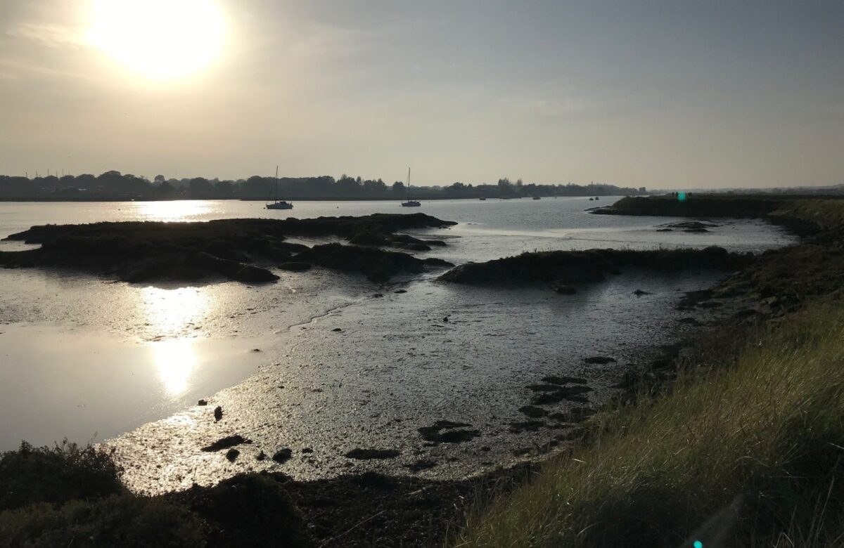 Low tide on the Crouch at Marsh Farm