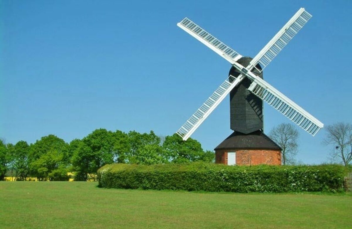 Mountnessing Mill in summer