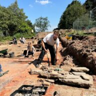Community excavation at Weald Country Park peers into past