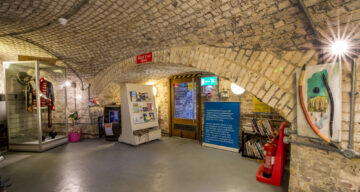 Objects on display at Jaywick Martello Tower