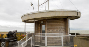 On the roof at Jaywick Martello Tower
