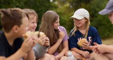 Kids picnic at Notley