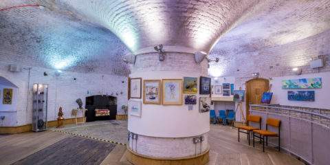 Inside Jaywick Martello Tower