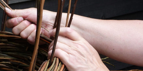 Hands weaving