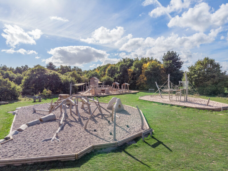 Kids play and trails