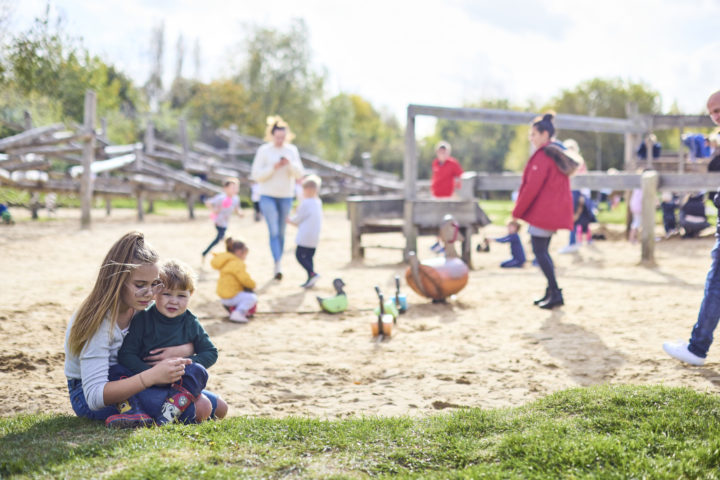 Children in a sand pit