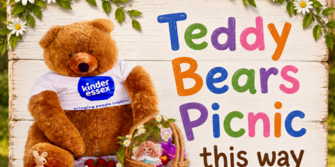 Teddy Bears Picnic Sign Aug 26 Cressing Temple Barns